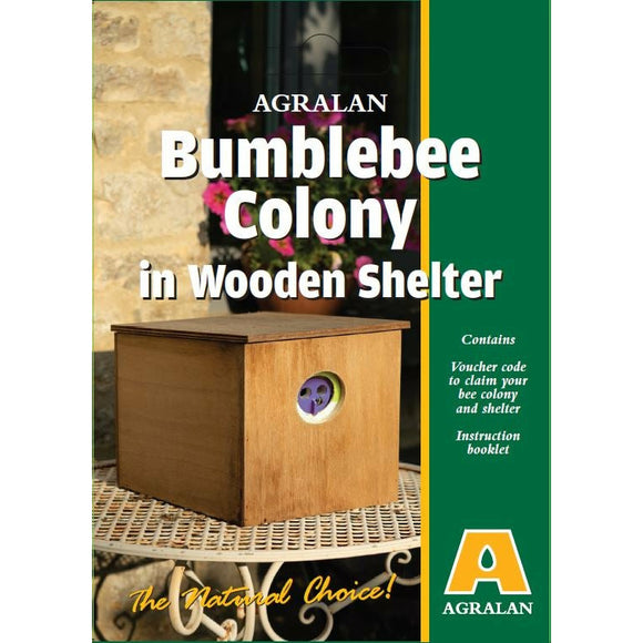 Send my Bumblebees in wooden shelter