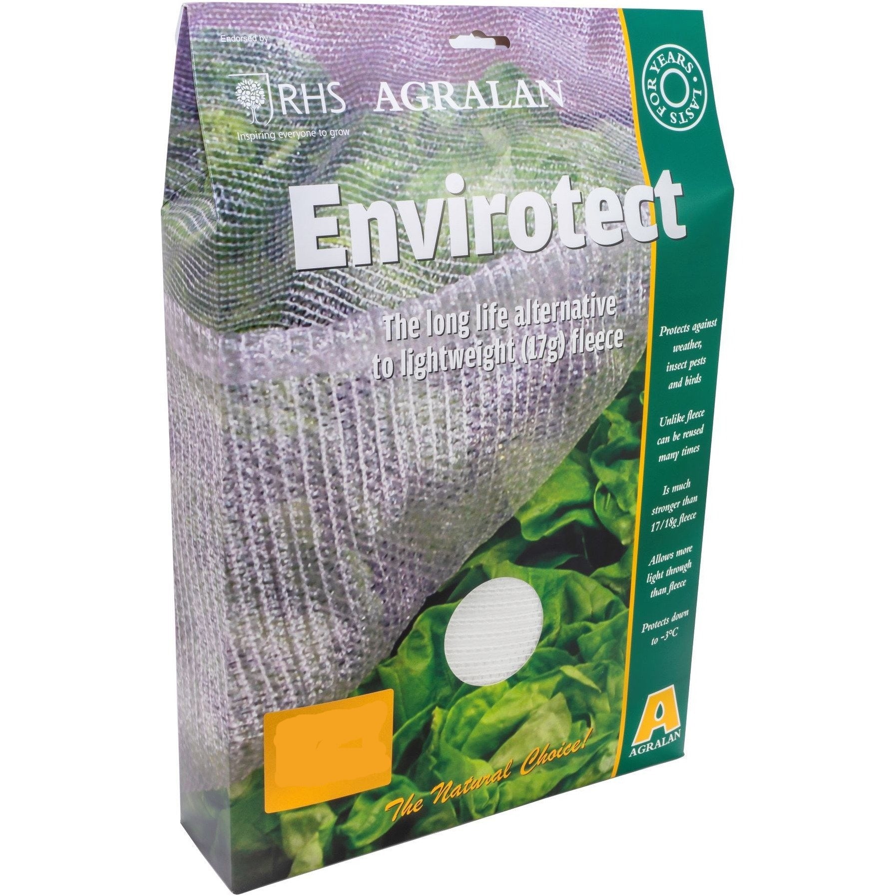 Agralan Envirotect Telo Antigelo Per Piante – Copertura Protettiva 2 X 5 M, Durevole E Riciclabile